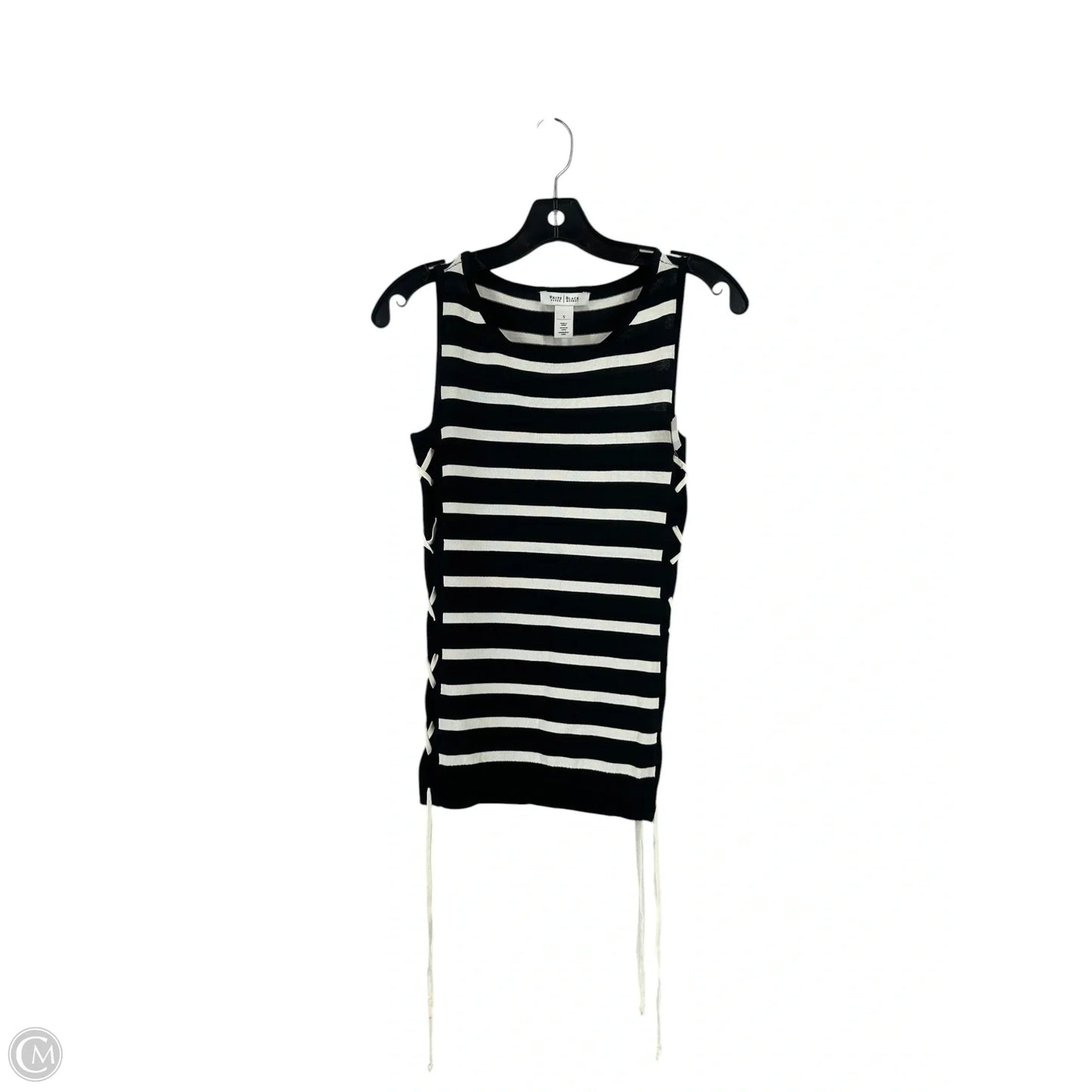 Top Sleeveless By White House Black Market In Striped Pattern, Size: S
