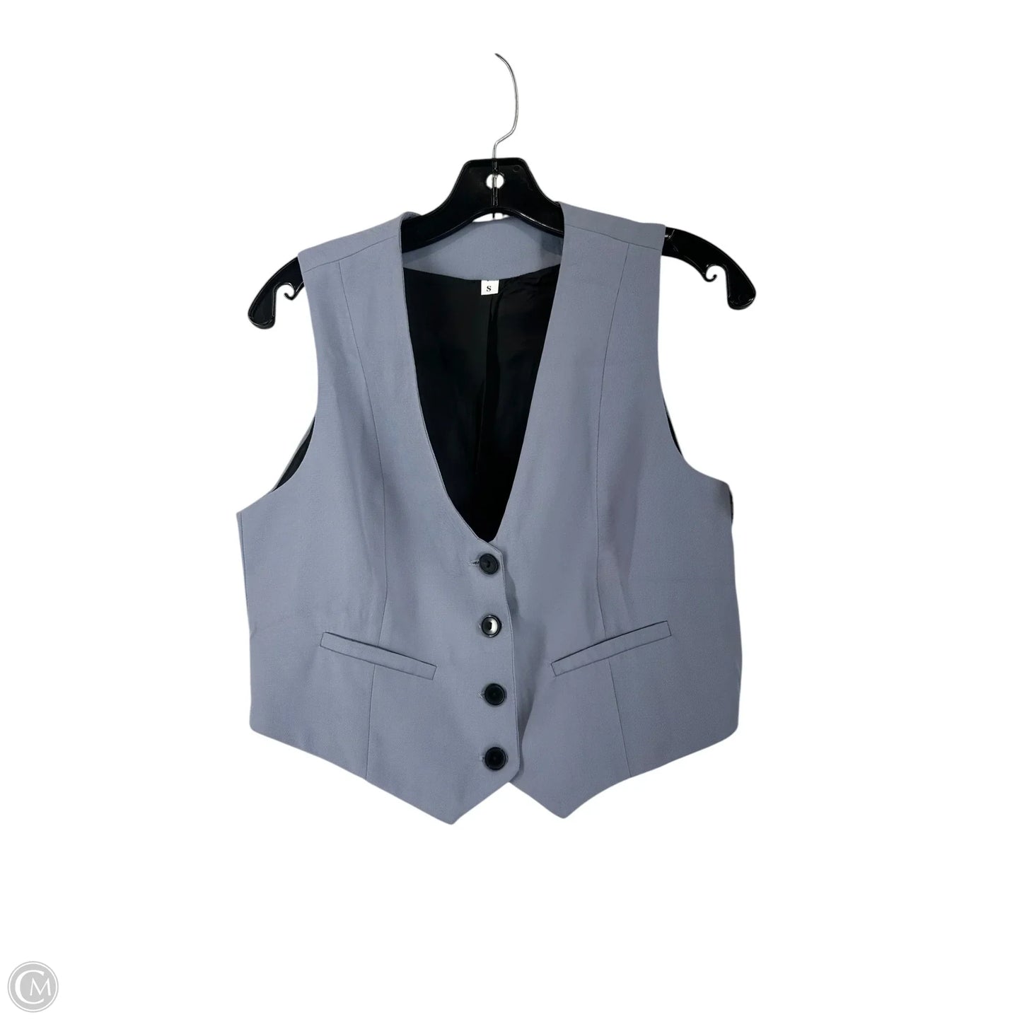 Vest Other By Clothes Mentor In Blue, Size: S