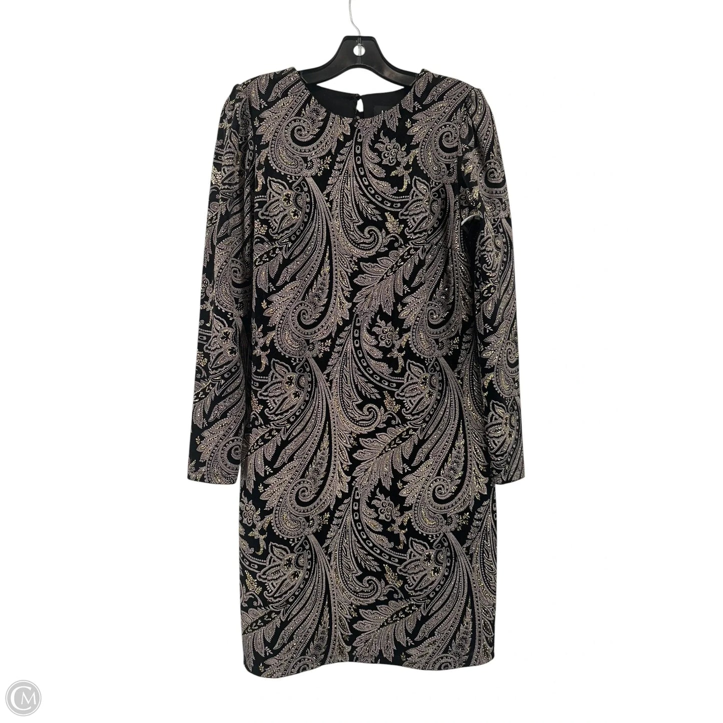 Dress Casual Midi By Msk In Black, Size: 8