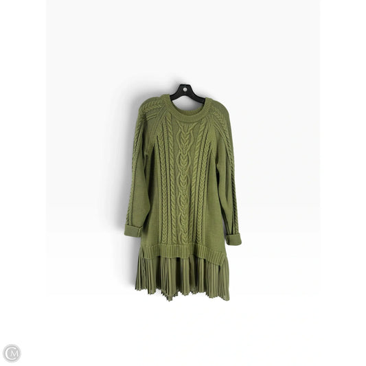 Dress Casual Midi By Anthropologie In Green, Size: M