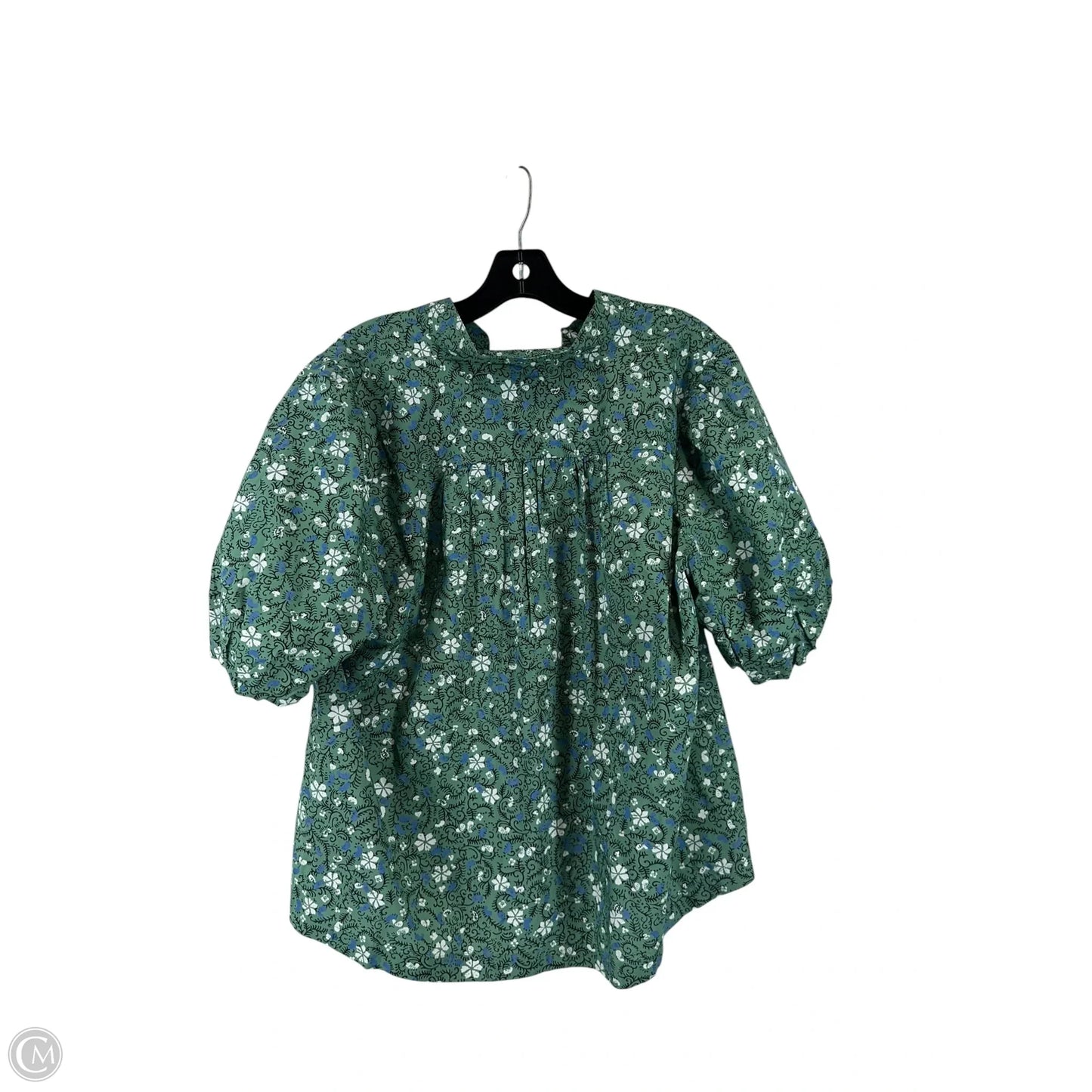 Top Short Sleeve By Ann Taylor In Green, Size: Xl