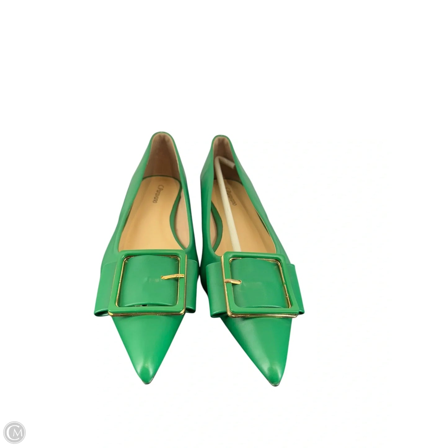 Shoes Flats By Clothes Mentor In Green, Size: 10
