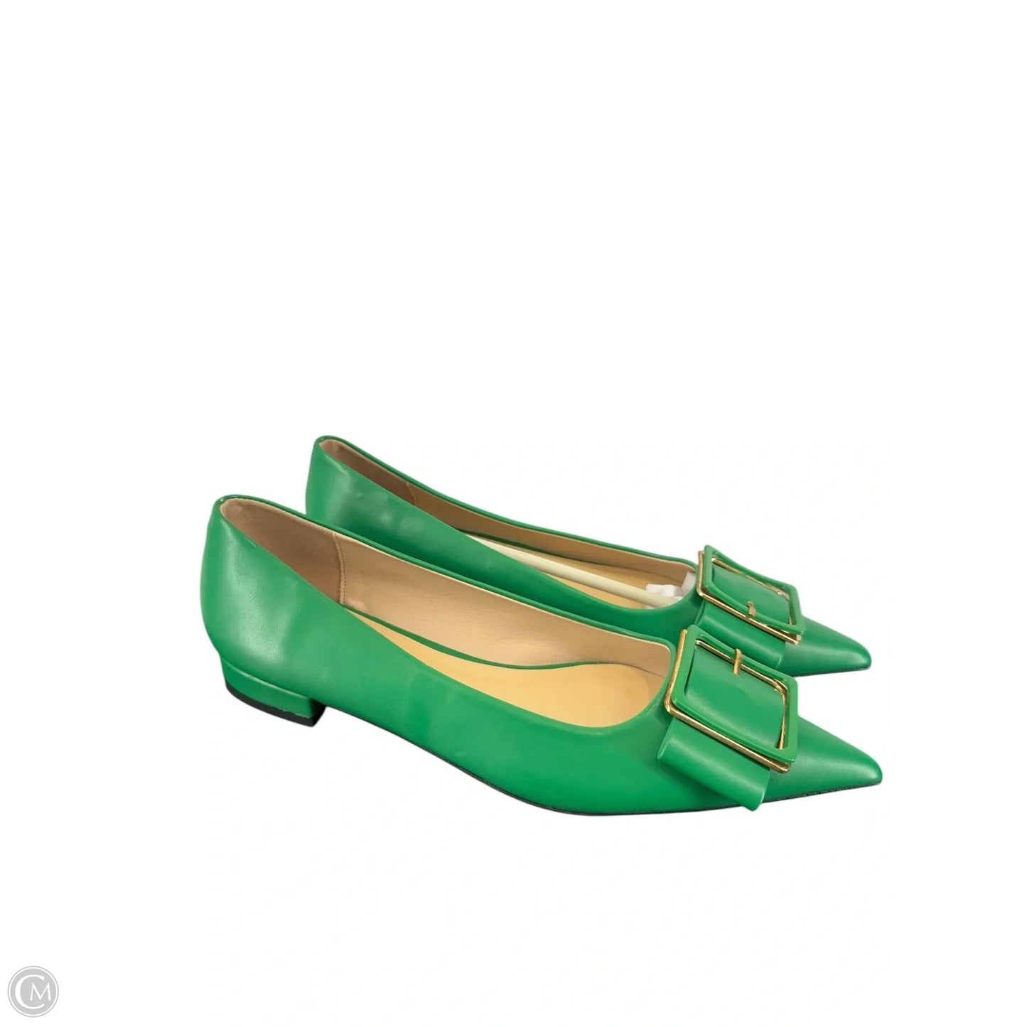Shoes Flats By Clothes Mentor In Green, Size: 10