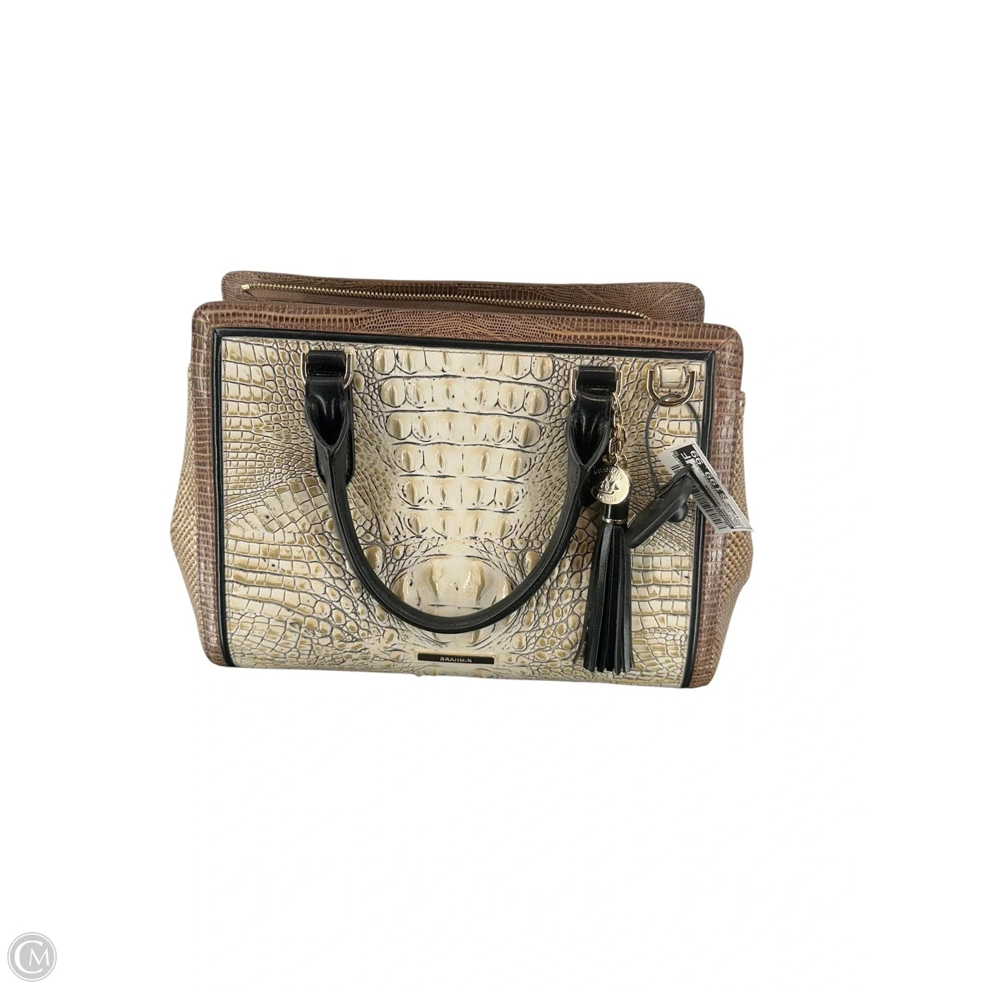 Handbag Designer By Brahmin, Size: Large