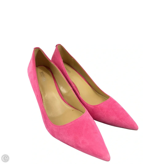 Shoes Designer By Michael Kors In Pink, Size: 9.5