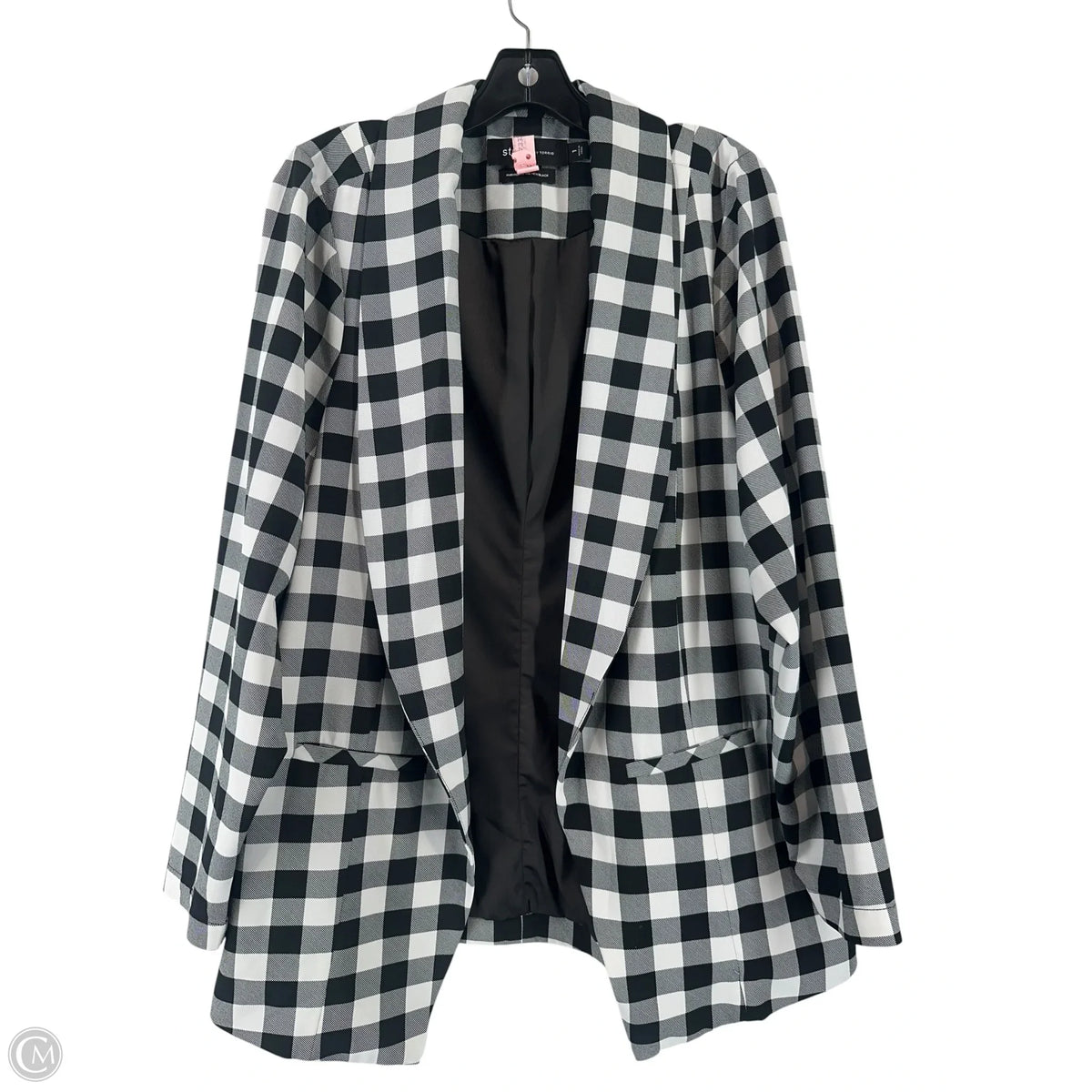 Blazer By Studio In Plaid Pattern, Size: 10