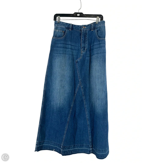 Skirt Maxi By Sundance In Blue Denim, Size: S