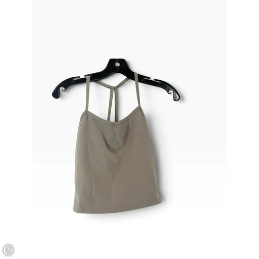 Athletic Tank Top By Lululemon In Grey, Size: 4