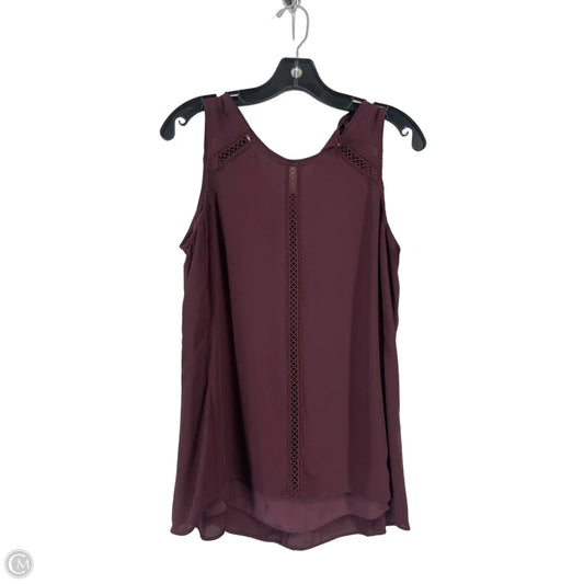Top Sleeveless By White House Black Market In Purple, Size: S