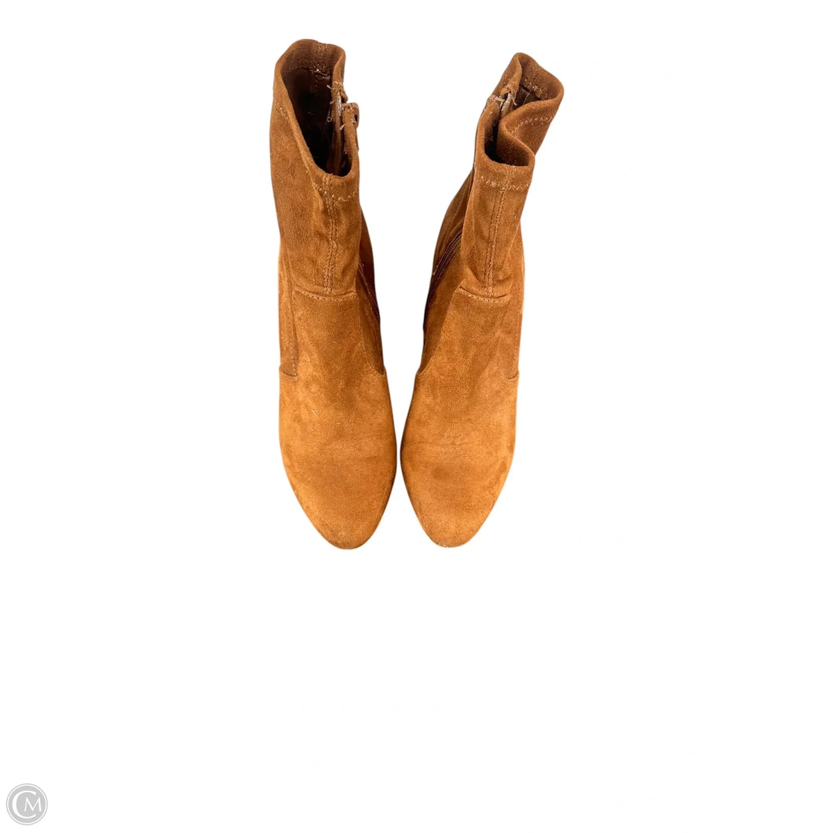 Boots Ankle Heels By Steve Madden In Brown, Size: 8