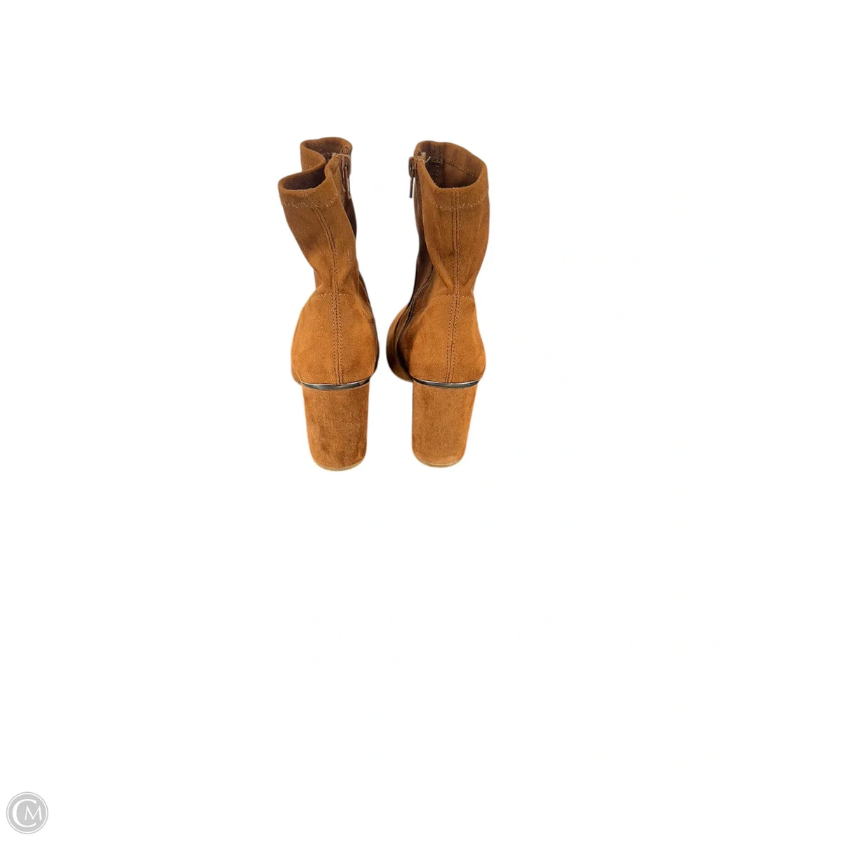 Boots Ankle Heels By Steve Madden In Brown, Size: 8