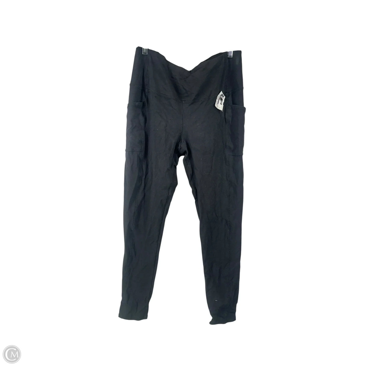 Athletic Leggings By Chicos In Black, Size: 2