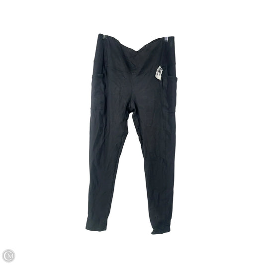 Athletic Leggings By Chicos In Black, Size: 2