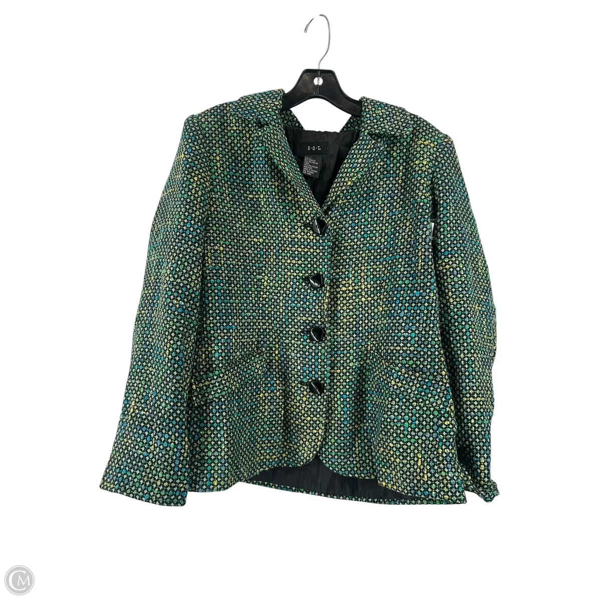 Blazer By Rqt In Green, Size: 12