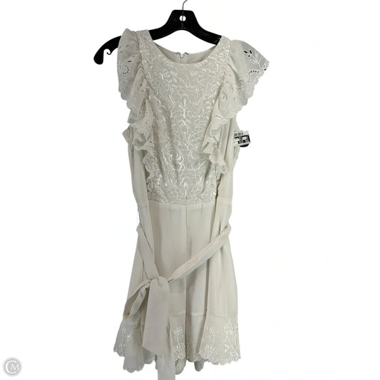 Dress Party Short By Express In White, Size: M