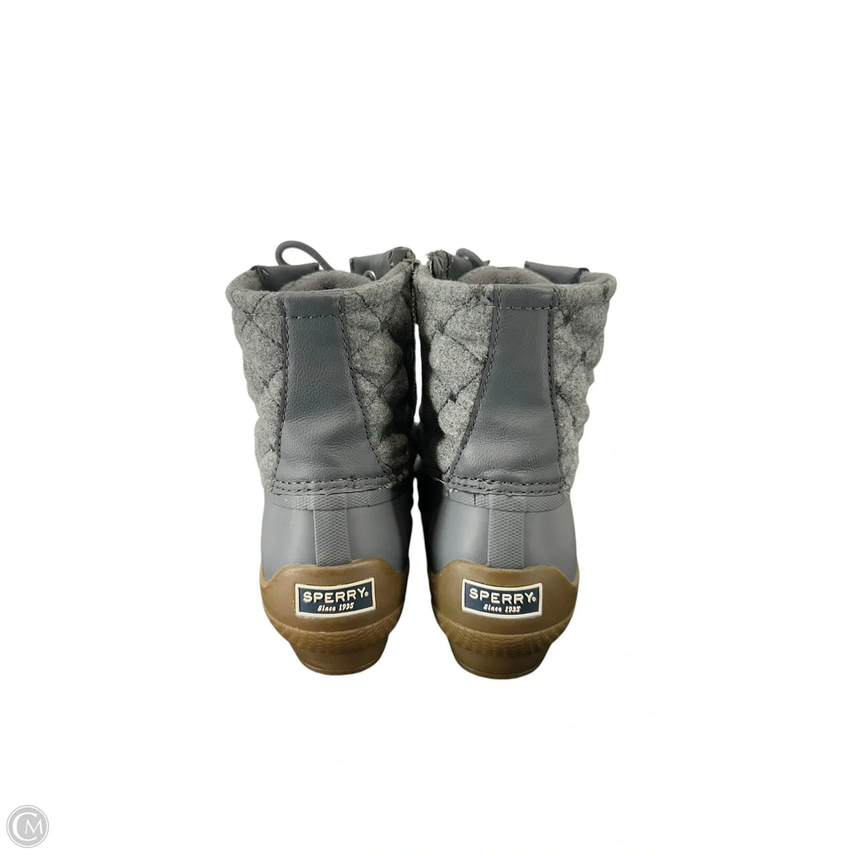 Boots Ankle Flats By Sperry In Grey, Size: 9