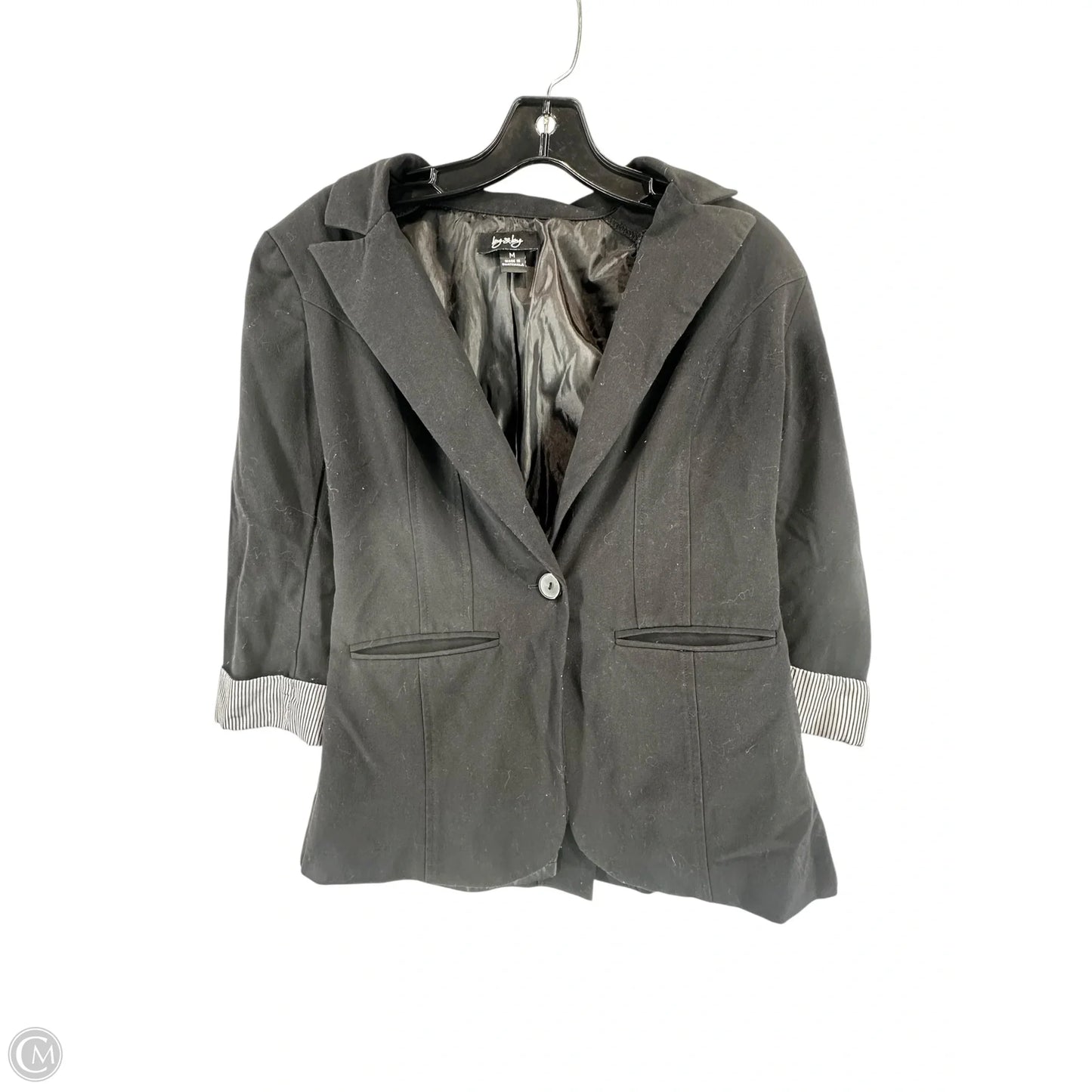 Blouse 3/4 Sleeve By By & By In Black, Size: M
