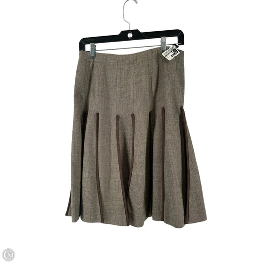 Skirt Midi By Clothes Mentor In Brown, Size: 6