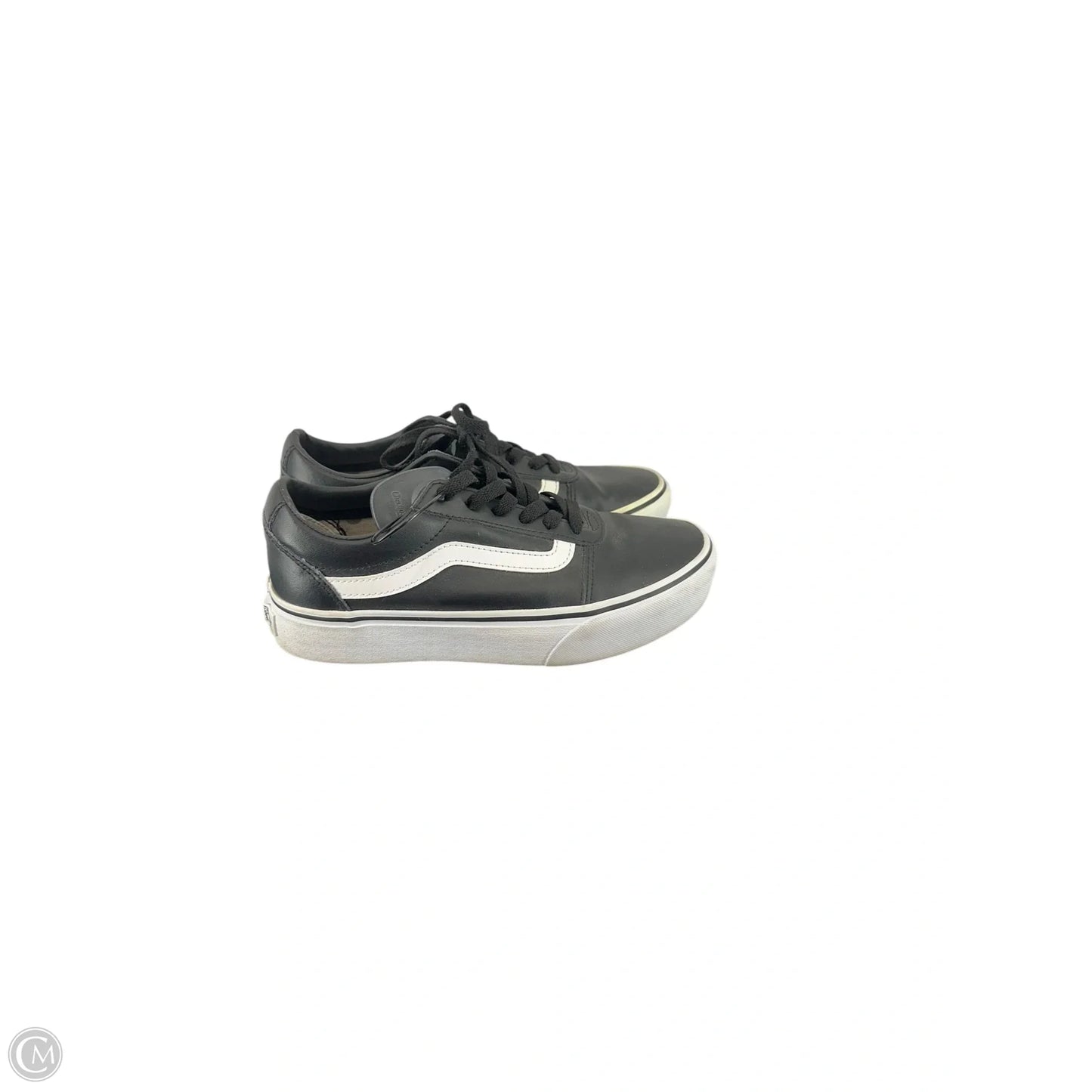 Shoes Athletic By Vans In Black, Size: 7.5