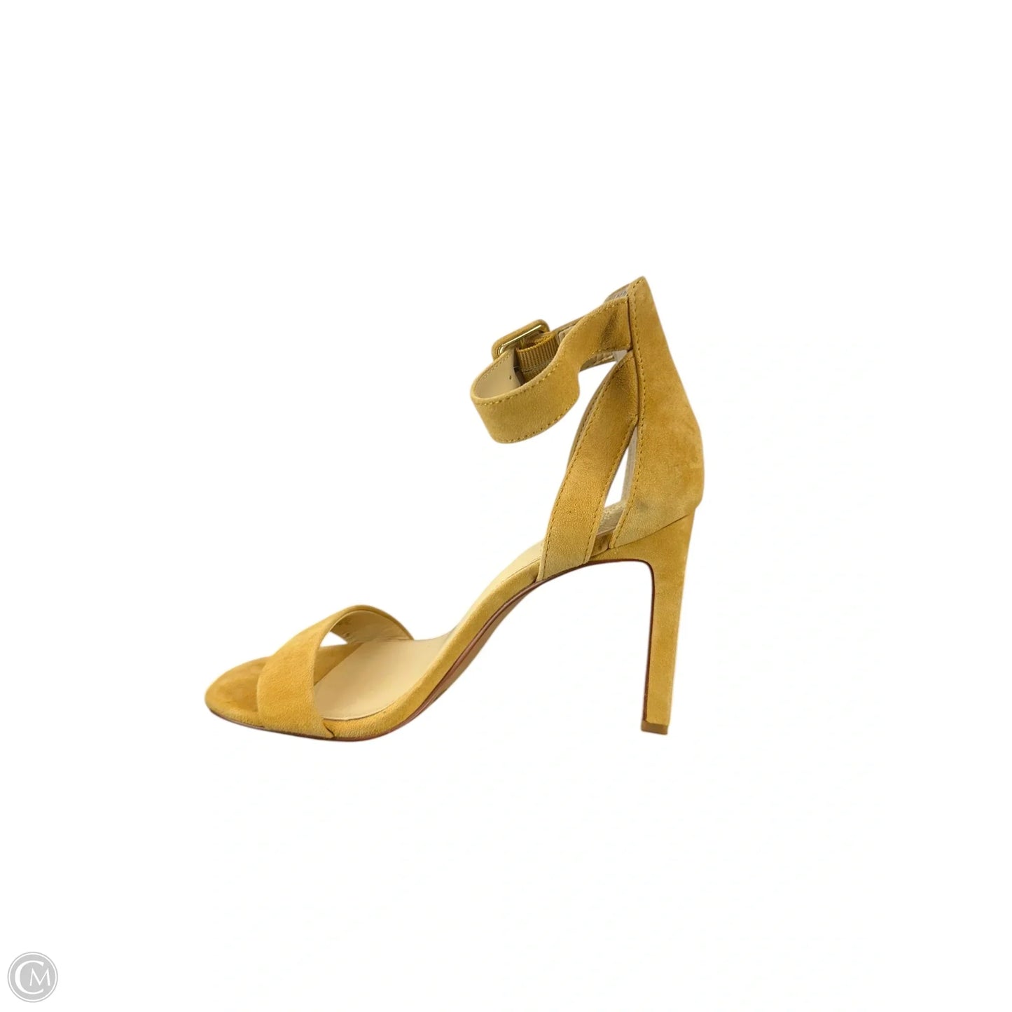 Sandals Heels Stiletto By Vince Camuto In Yellow, Size: 6