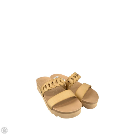 Shoes Heels Platform By Reef In Tan, Size: 8