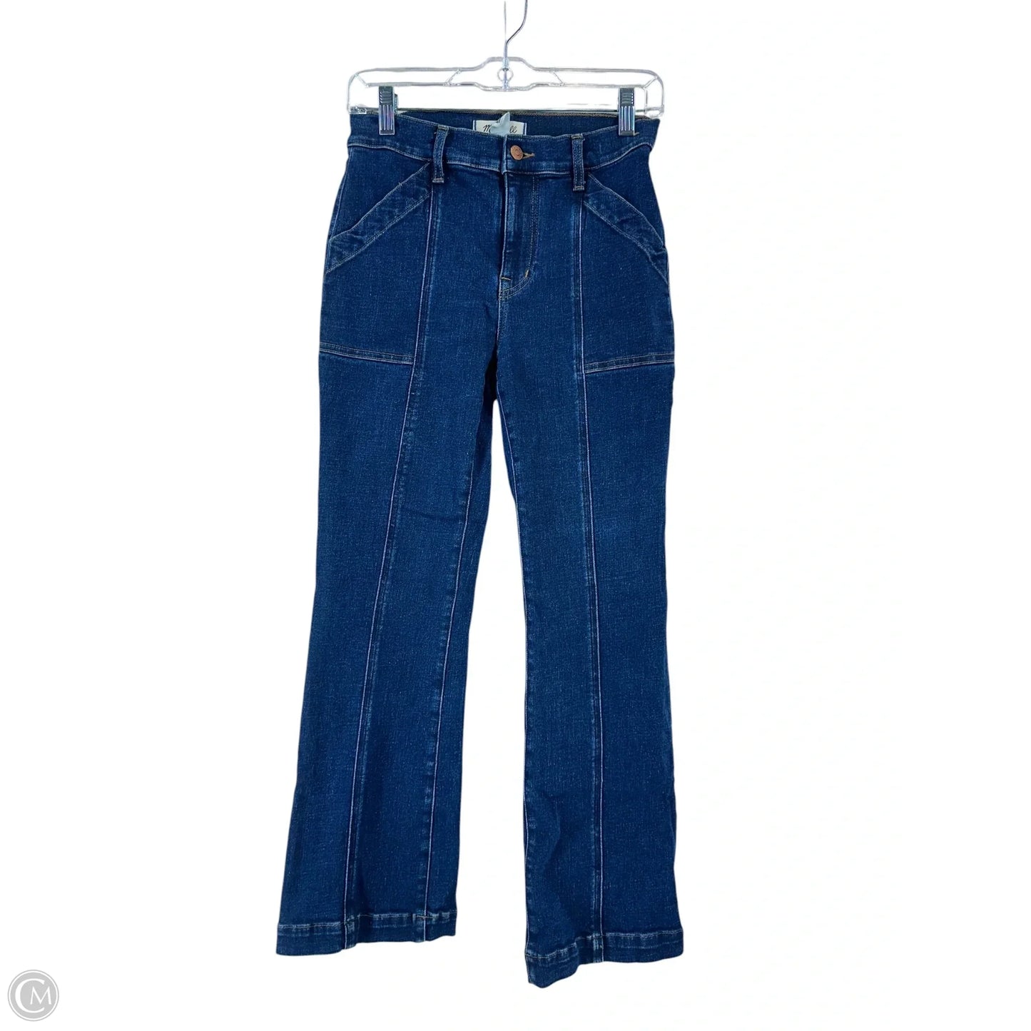 Jeans Straight By Madewell In Blue Denim, Size: 28