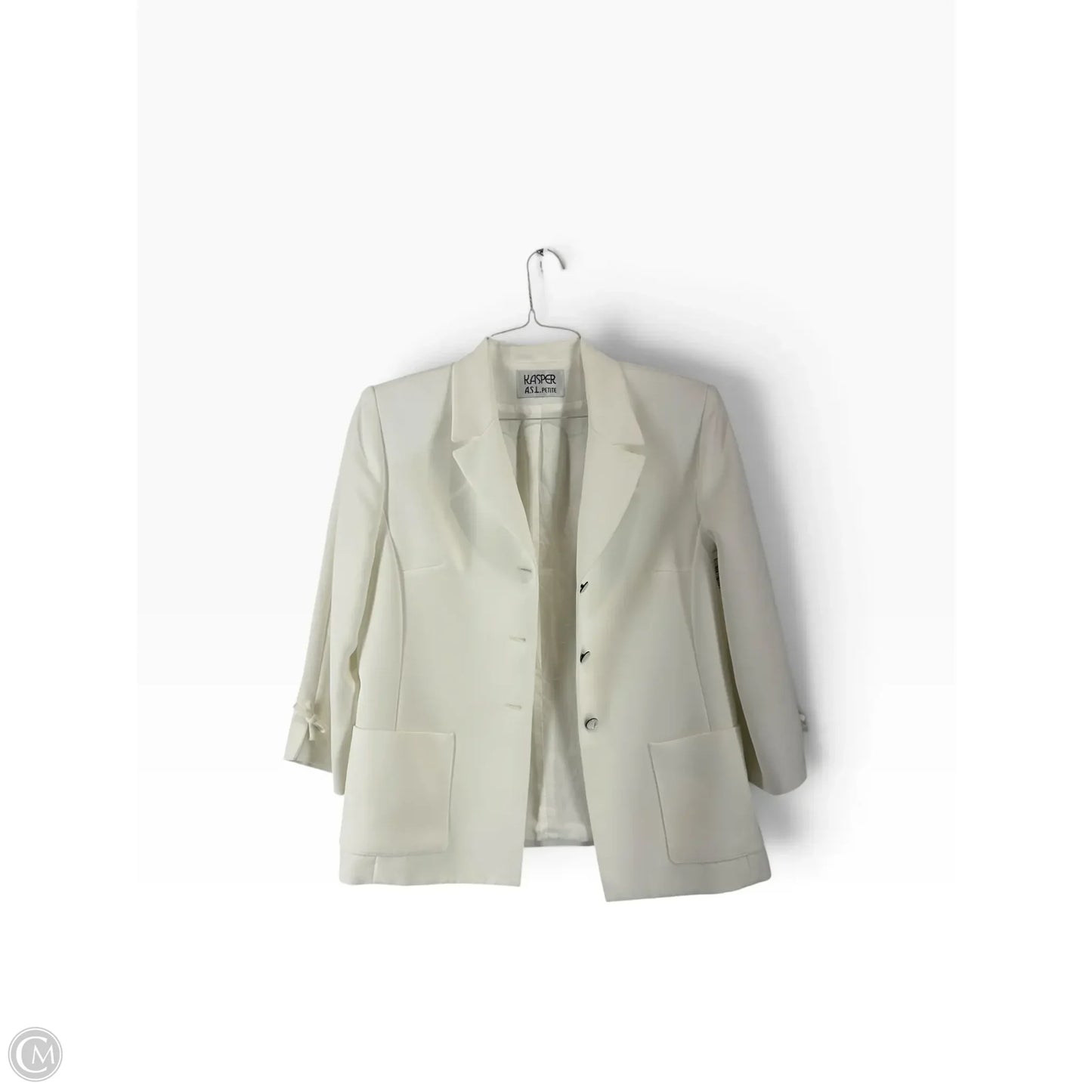 Blazer By Kasper In White, Size: 16