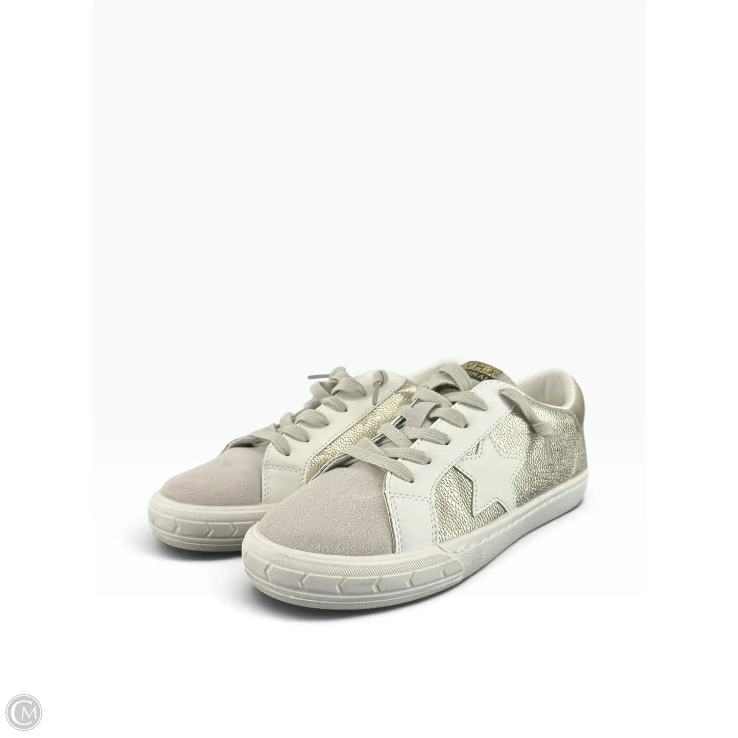 Shoes Sneakers By Vintage Havana In Gold, Size: 7