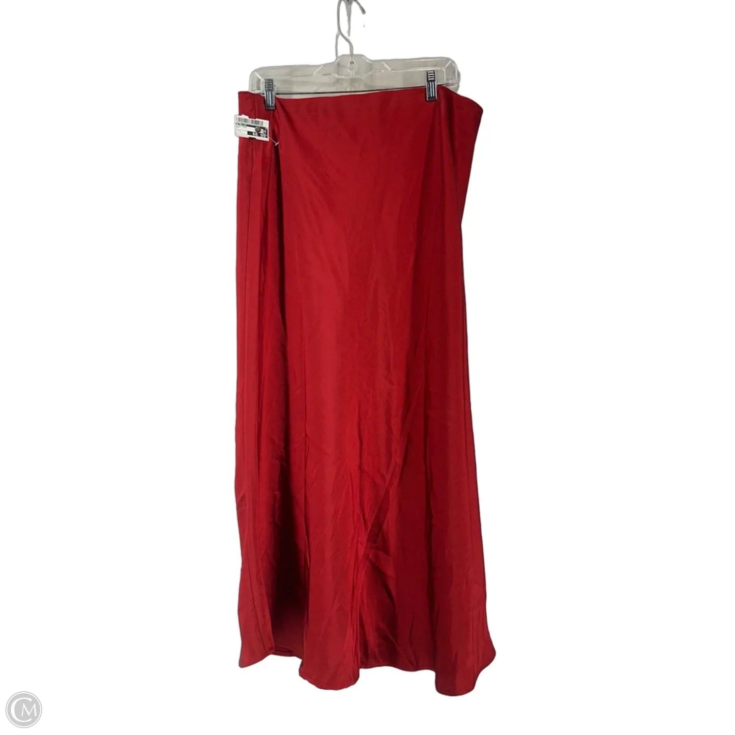 Skirt Midi By A New Day In Red, Size: L