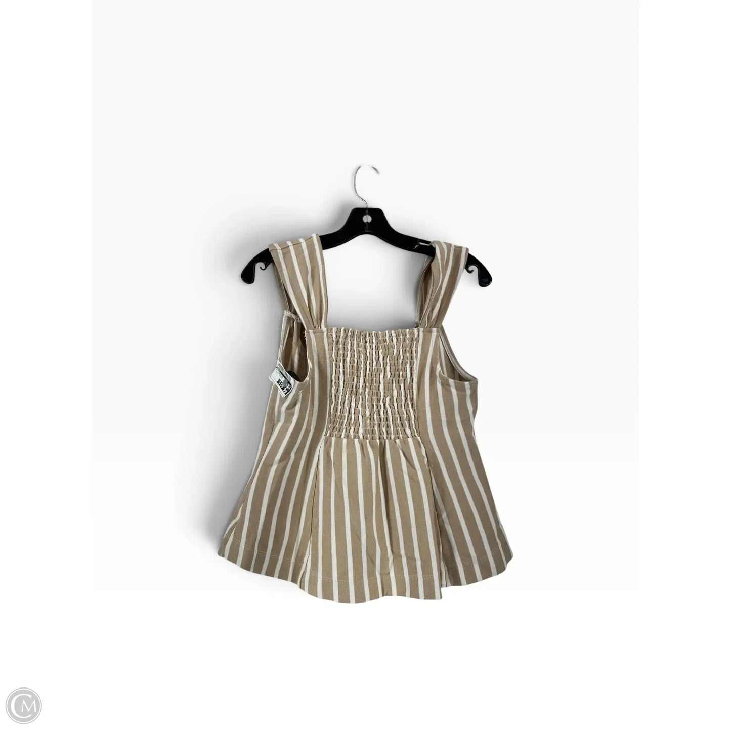 Top Sleeveless By Maeve In Striped Pattern, Size: S
