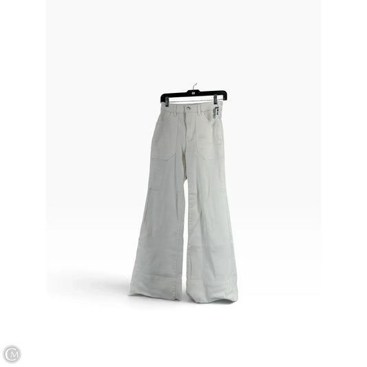 Jeans Wide Leg By Pilcro In White, Size: 26