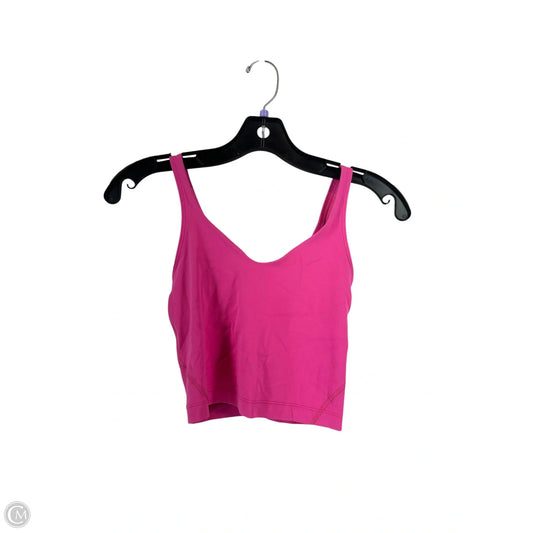 Athletic Bra By Lululemon In Pink, Size: S