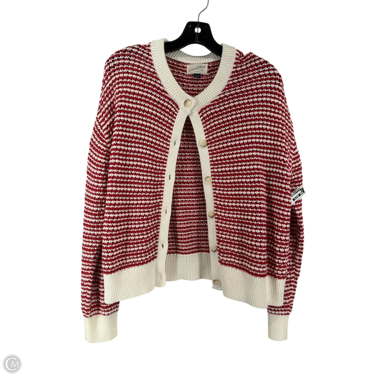 Cardigan By Universal Thread In Red & White, Size: L