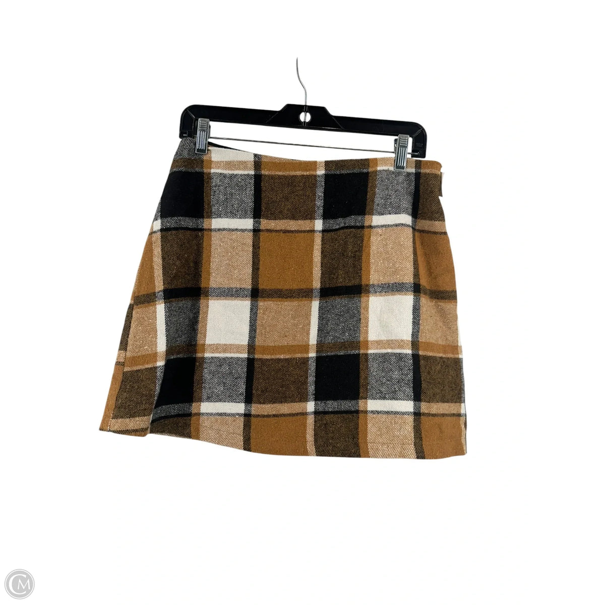Skirt Mini & Short By Clothes Mentor In Plaid Pattern, Size: L