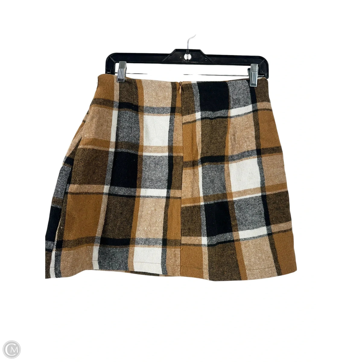 Skirt Mini & Short By Clothes Mentor In Plaid Pattern, Size: L