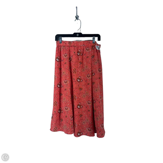 Skirt Midi By Gap In Coral, Size: 4
