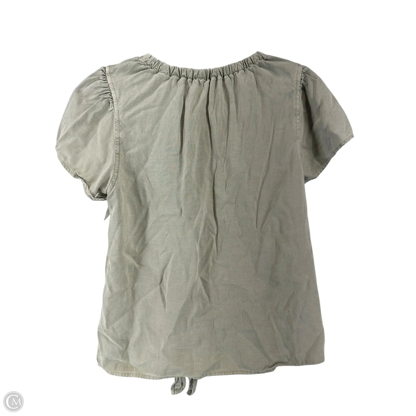 Top Short Sleeve By Cloth & Stone In Tan, Size: S