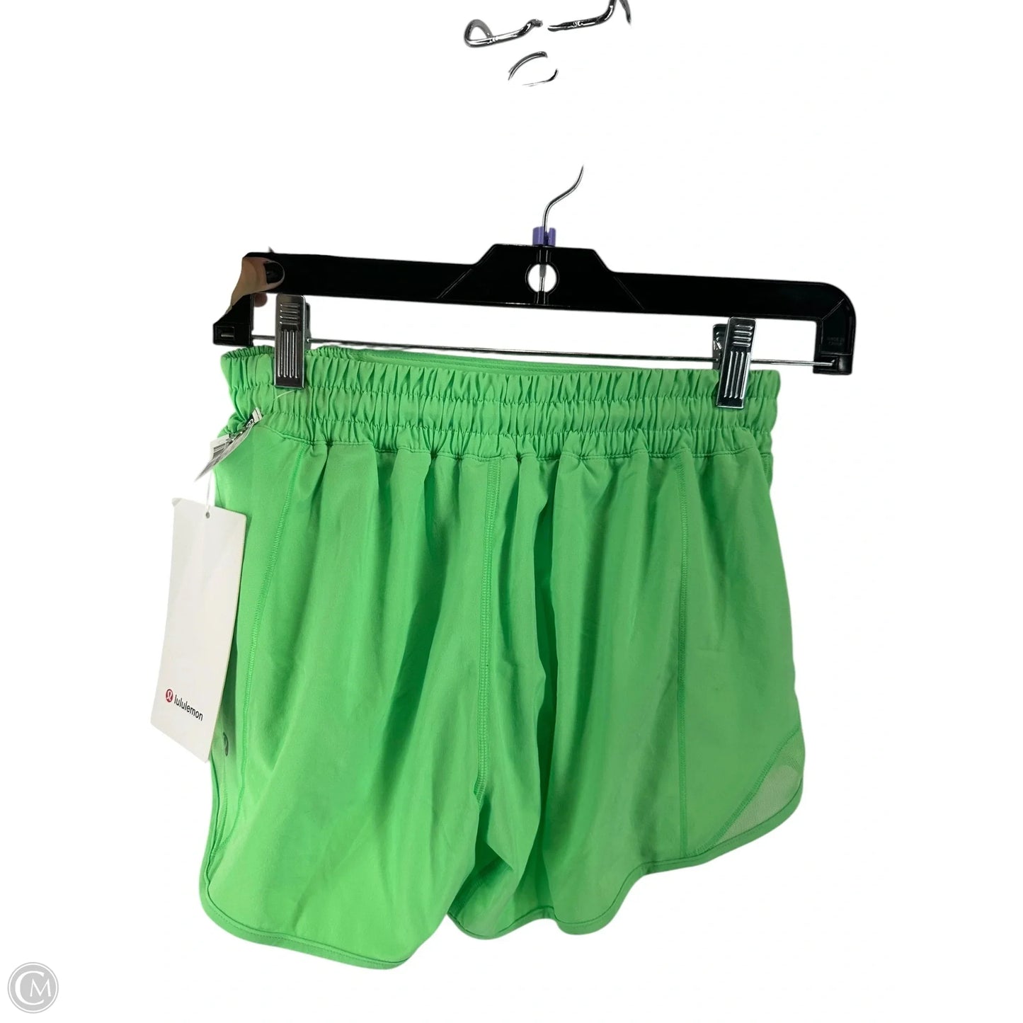 Athletic Shorts By Lululemon In Green, Size: 4