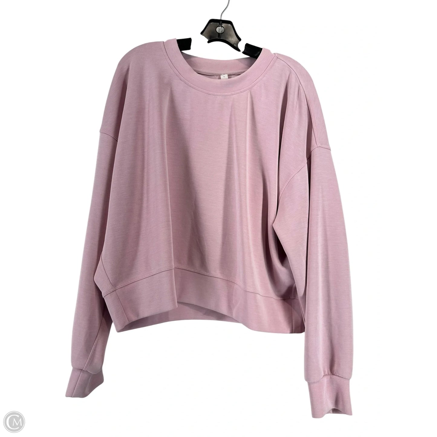 Athletic Jacket By Lululemon In Pink, Size: 12