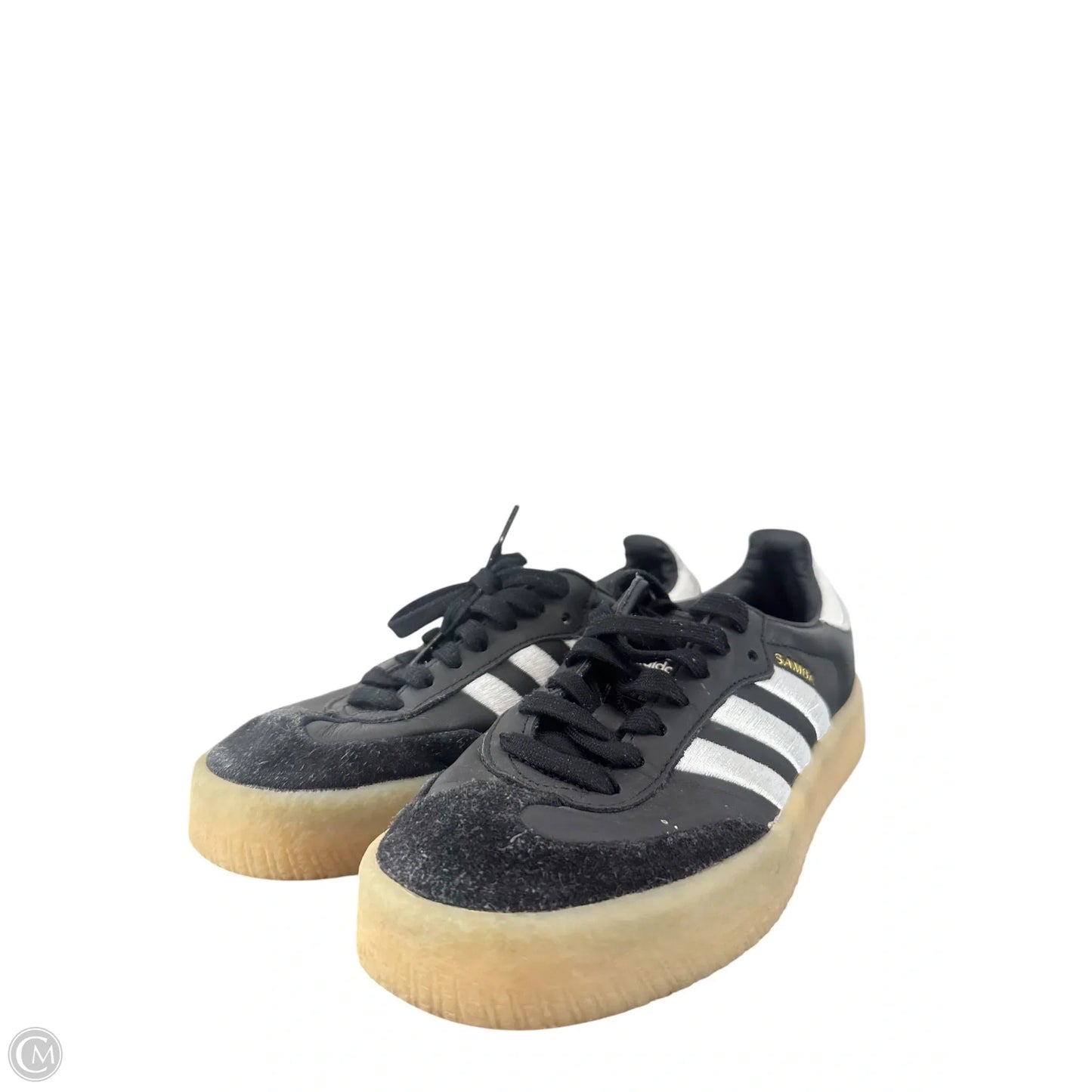 Shoes Sneakers By Adidas In Black & White, Size: 6.5
