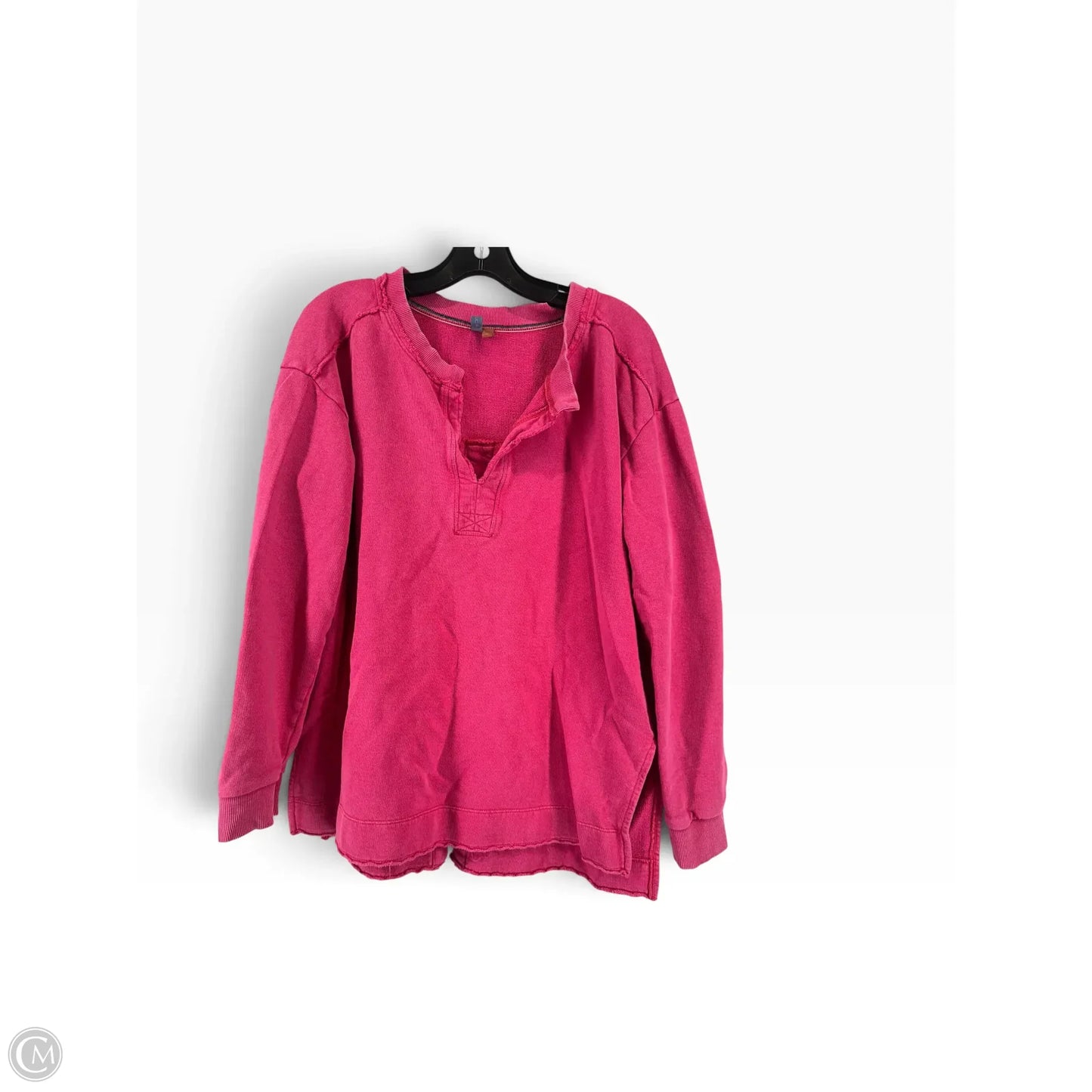 Top Long Sleeve By Pilcro In Pink, Size: L