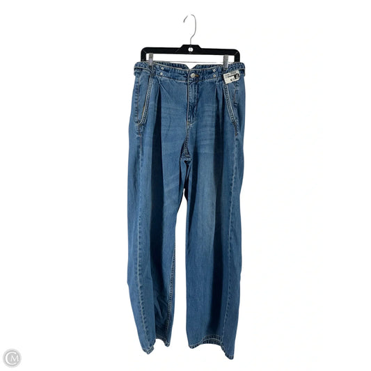 Jeans Wide Leg By Pilcro In Blue, Size: 2l