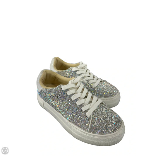 Shoes Sneakers By Betsey Johnson In White, Size: 7