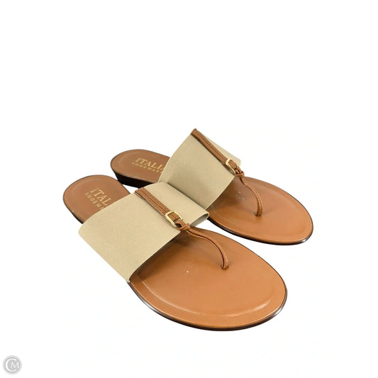 Shoes Flats By Italian Shoemakers In Brown, Size: 8