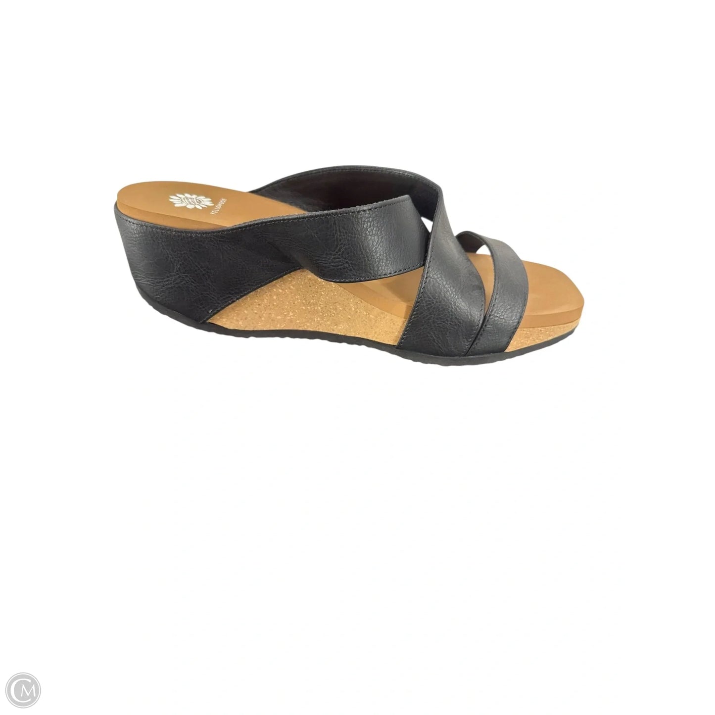 Sandals Heels Platform By Yellow Box In Black, Size: 9