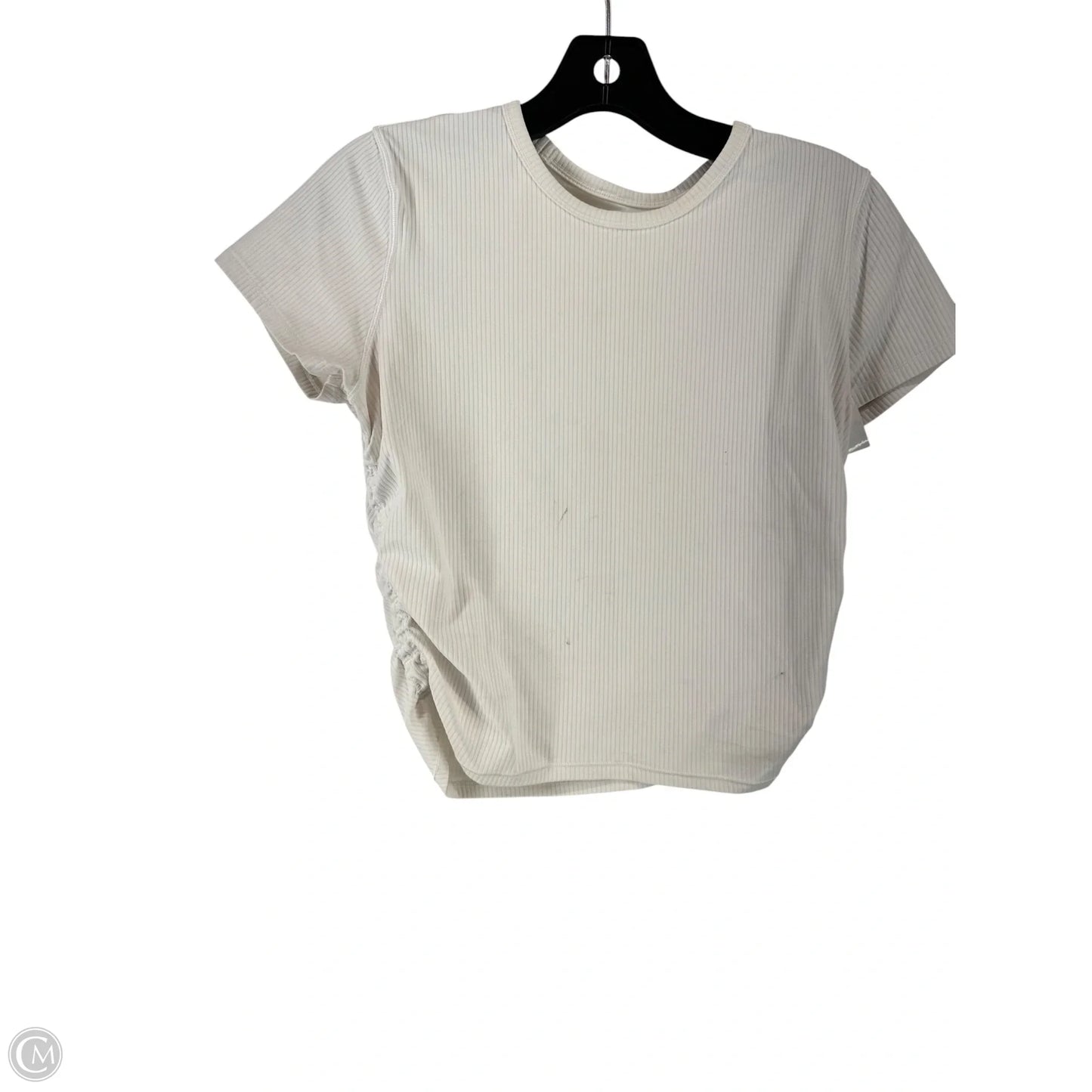 Top Short Sleeve By Lululemon In White, Size: S