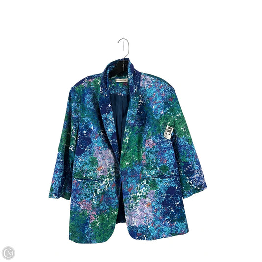 Blazer By Coldwater Creek In Floral Print, Size: S
