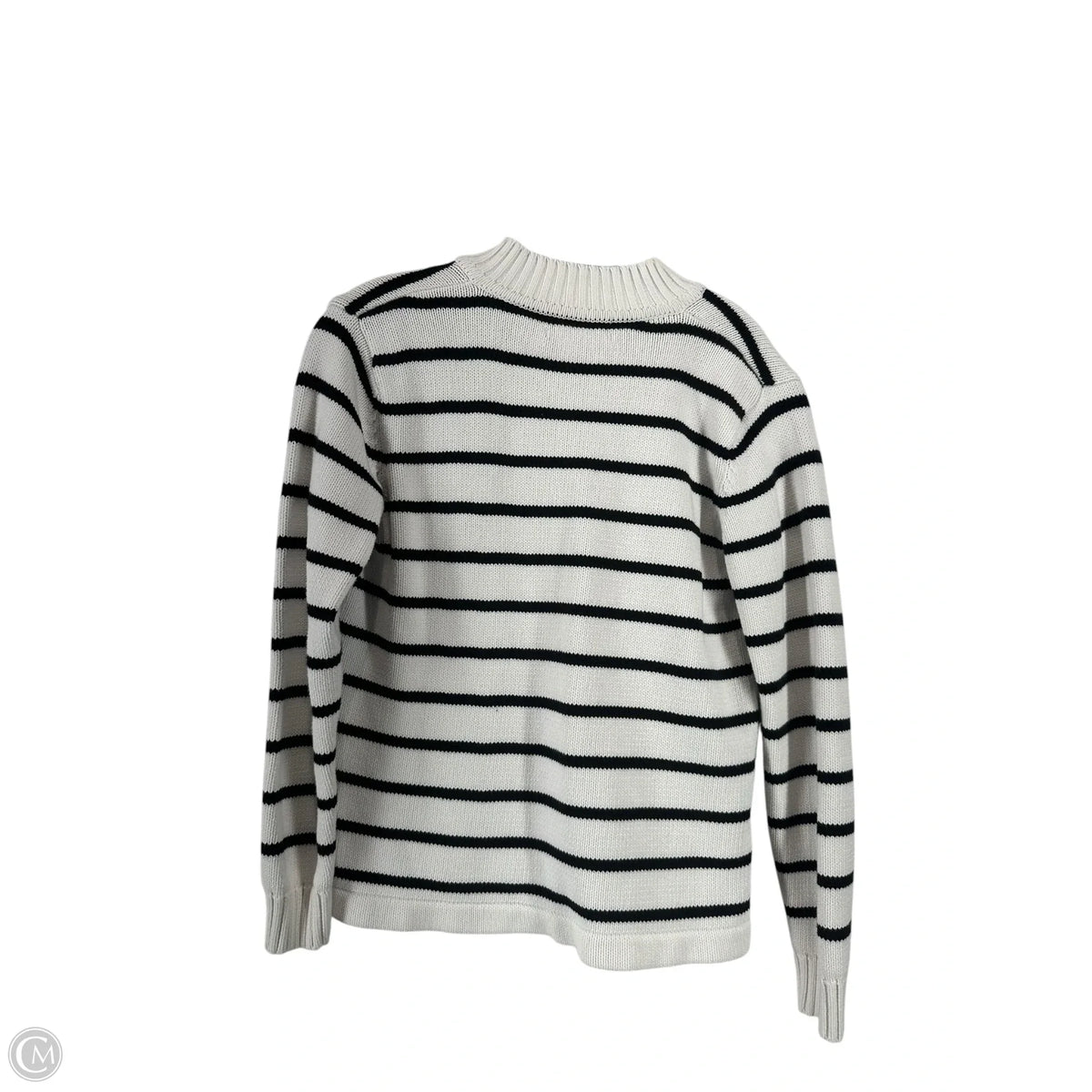 Sweater By Charter Club In White, Size: S