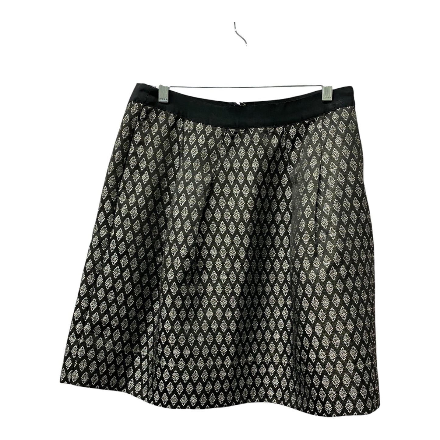 Skirt Mini & Short By Loft In Black & Cream, Size:10