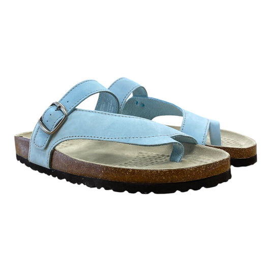 Sandals Flats By White Mountain In Blue, Size:10